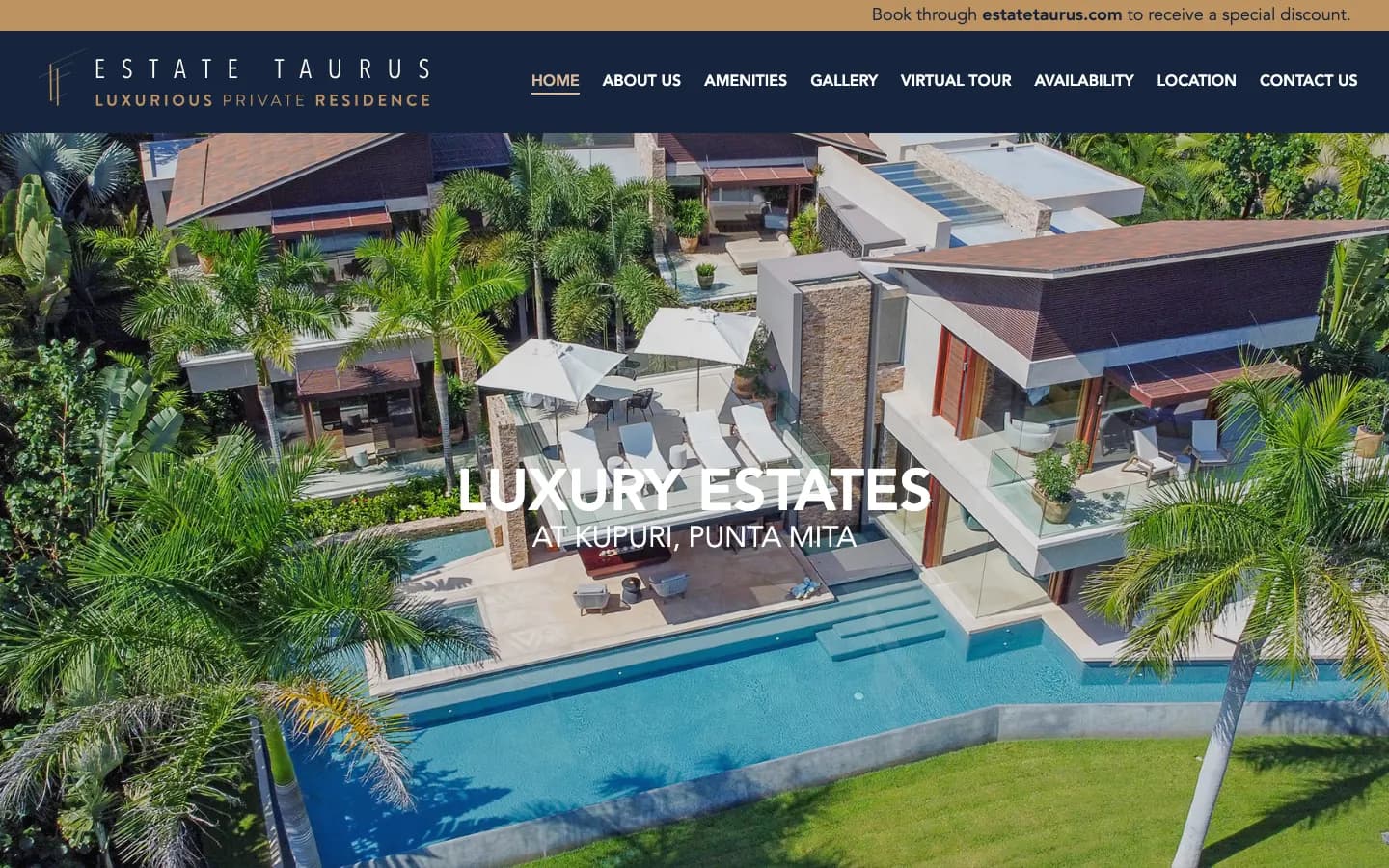 Sitio web de Estate Taurus